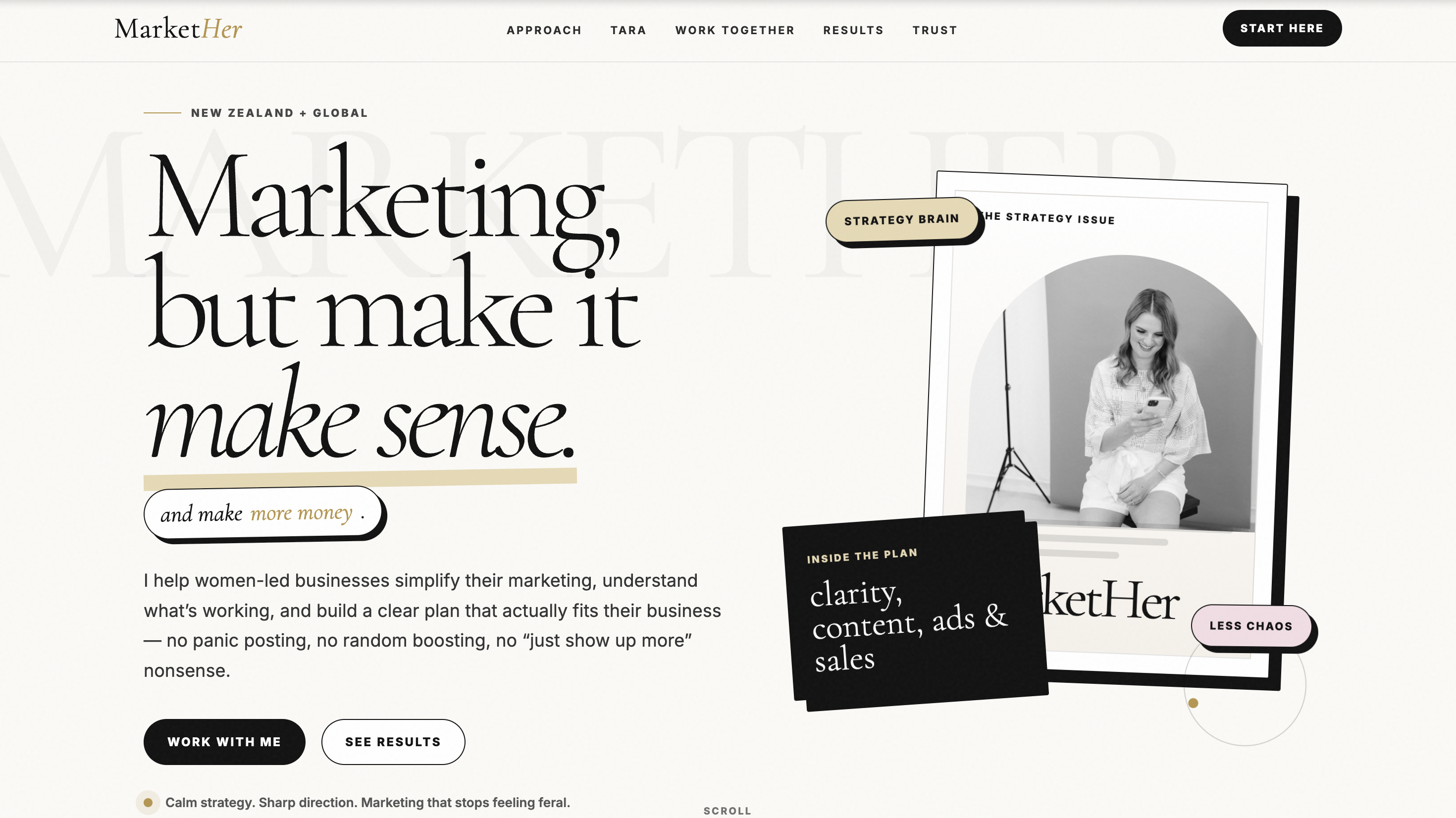 MarketHer website screenshot